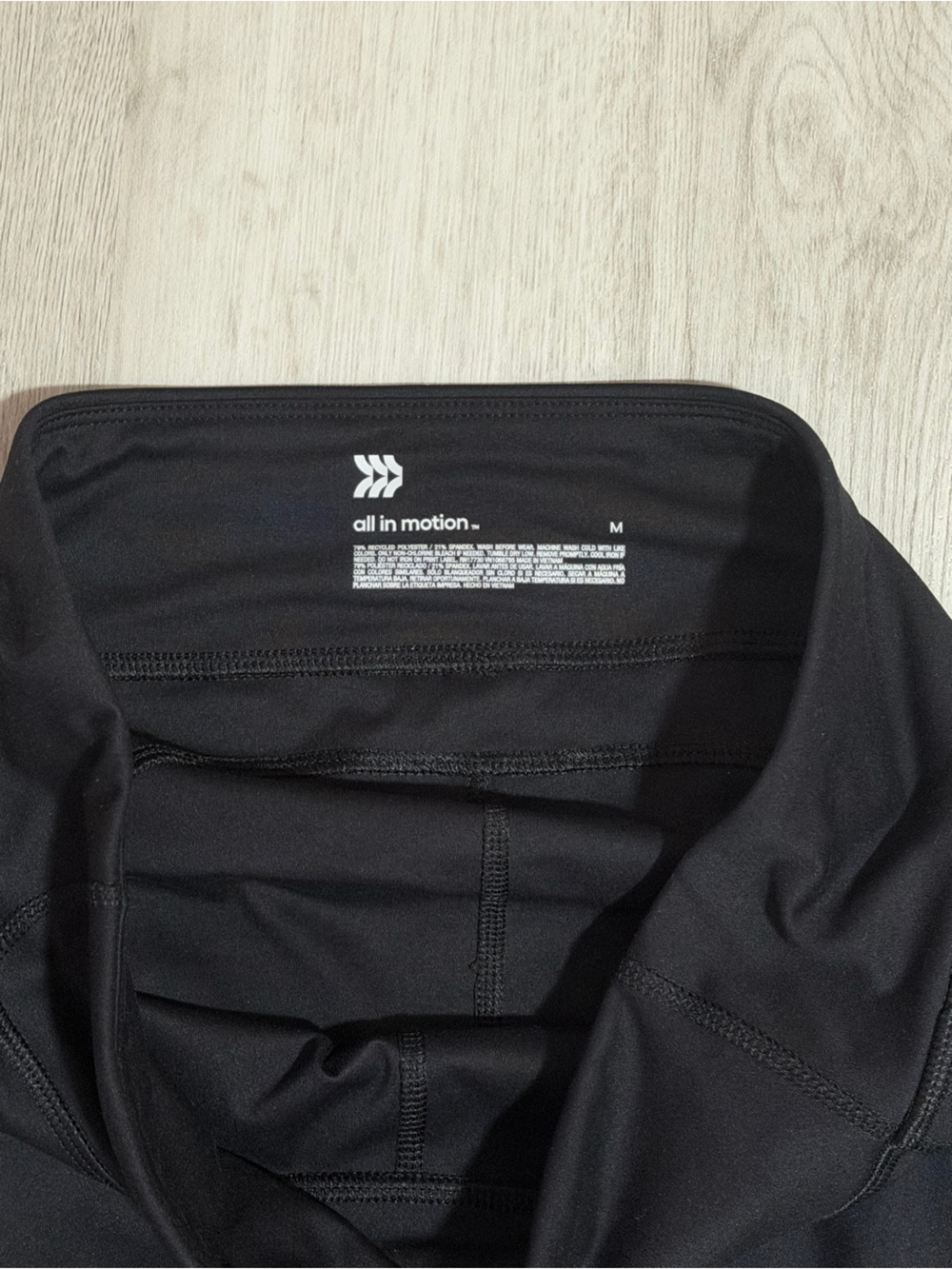 all in motion Black Seamless Workout Set - Scoop Bra & High-Waist Leggings - Picture 6 of 6